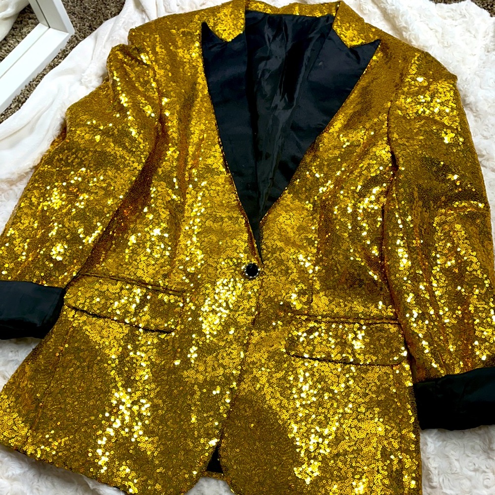 Men’s size small sequin blazer